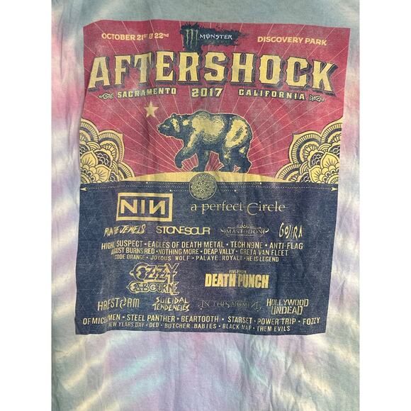 Aftershock Concert Series 2017 Concert Tshirt - Picture 2 of 5